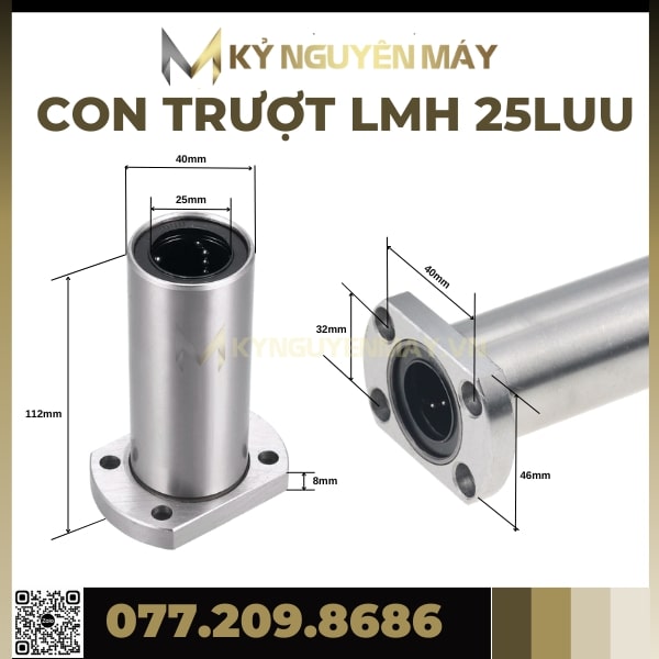 Con trượt tròn LMH | LMH8, LMH12, LMH16, LMH20, LMH25, LMH30