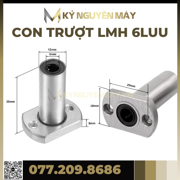 Con trượt tròn LMH | LMH8, LMH12, LMH16, LMH20, LMH25, LMH30