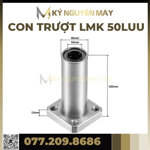 Con trượt tròn có đầu chặn LMK