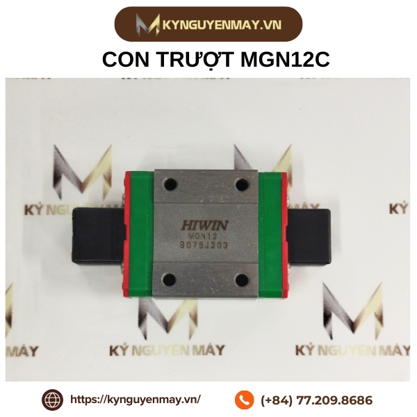 Con trượt vuông mini HIWIN MGN-C | Block trượt MGN5C, MGN7C, MGN12C