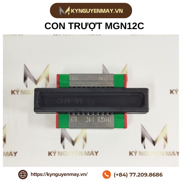 Con trượt vuông mini HIWIN MGN-C | Block trượt MGN5C, MGN7C, MGN12C