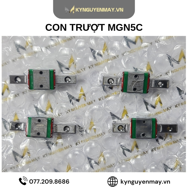Con trượt vuông mini HIWIN MGN-C | Block trượt MGN5C, MGN7C, MGN12C