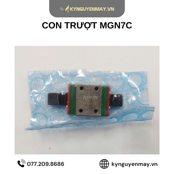 Con trượt vuông mini HIWIN MGN-C | Block trượt MGN5C, MGN7C, MGN12C