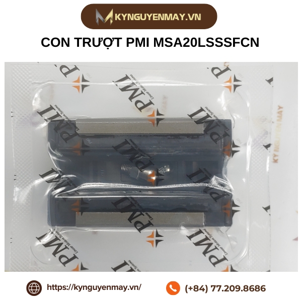 Con trượt PMI MSA-S/MSA-LS | MSA15S, MSA25S, MSA30S, MSA35S