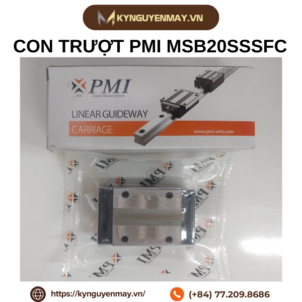 Con trượt MSB20S/TS PMI