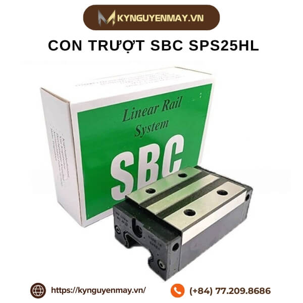 Con trượt SBC SPS25HL | 86.9x48x36mm