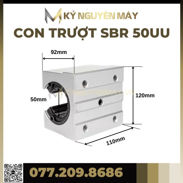 Con trượt khuyết SBR | SBR10UU, SBR35UU, SBR16LUU, SBR20LUU