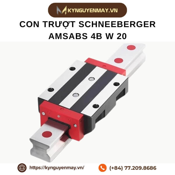Con trượt SCHNEEBERGER AMSABS 4B W 20