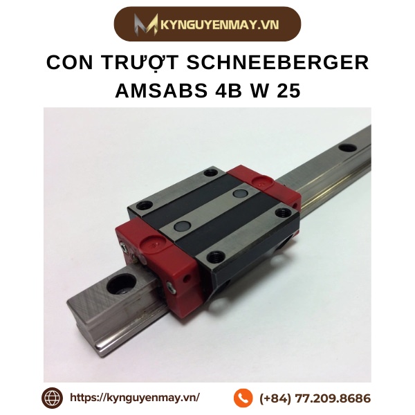 Con trượt SCHNEEBERGER AMSABS 4B W 25