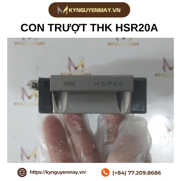 Con trượt THK HSR Có Cánh | HSR15A, HSR20A, HSR25A, HSR30A, HSR35A, HSR55A, HSR65A, HSR85A