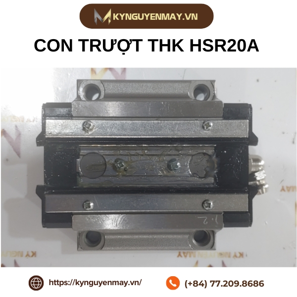 Con trượt THK HSR Có Cánh | HSR15A, HSR20A, HSR25A, HSR30A, HSR35A, HSR55A, HSR65A, HSR85A