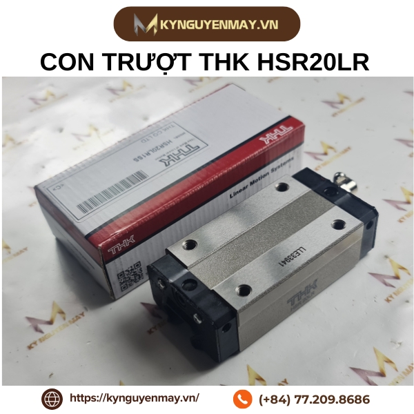 Con trượt THK HSR-LR | HSR20LR, HSR25LR, HSR30LR, HSR35LR, HSR45LR, HSR55LR, HSR65LR, HSR85LR