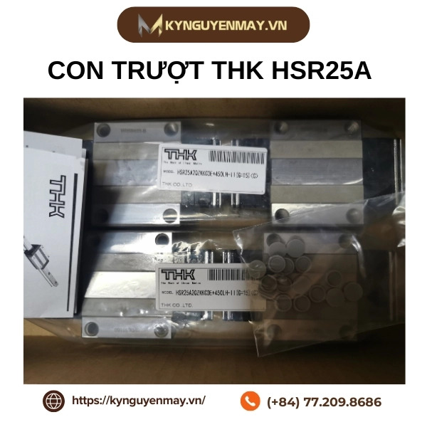 Con trượt THK HSR Có Cánh | HSR15A, HSR20A, HSR25A, HSR30A, HSR35A, HSR55A, HSR65A, HSR85A