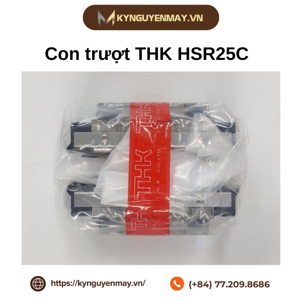 Con trượt THK HSR15C, HSR20C, HSR25C, HSR30C, HSR35C, HSR45C, HSR55C