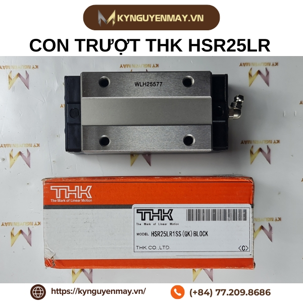 Con trượt THK HSR-LR | HSR20LR, HSR25LR, HSR30LR, HSR35LR, HSR45LR, HSR55LR, HSR65LR, HSR85LR