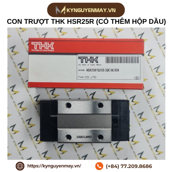 Con trượt THK HSR-R | HSR15R, HSR20R, HSR25R, HSR35R, HSR45R, HSR55R, HSR65R, HSR85R