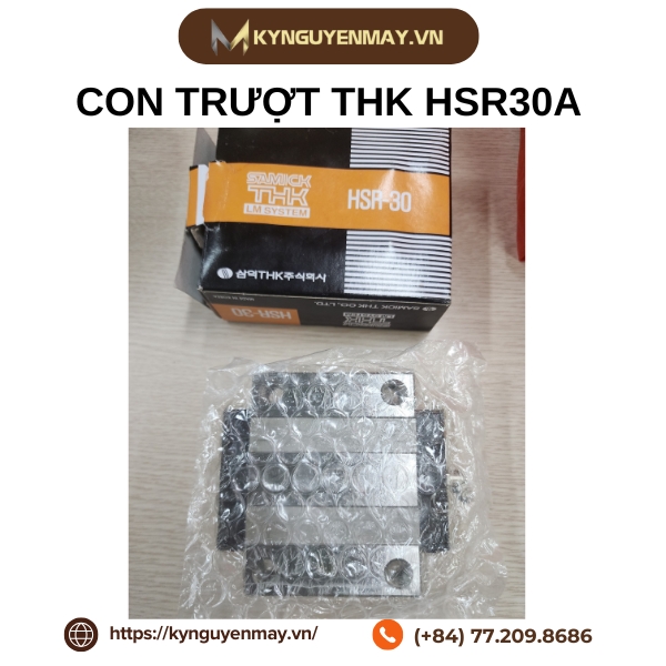 Con trượt THK HSR Có Cánh | HSR15A, HSR20A, HSR25A, HSR30A, HSR35A, HSR55A, HSR65A, HSR85A