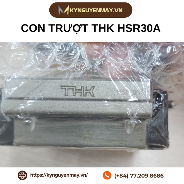 Con trượt THK HSR Có Cánh | HSR15A, HSR20A, HSR25A, HSR30A, HSR35A, HSR55A, HSR65A, HSR85A