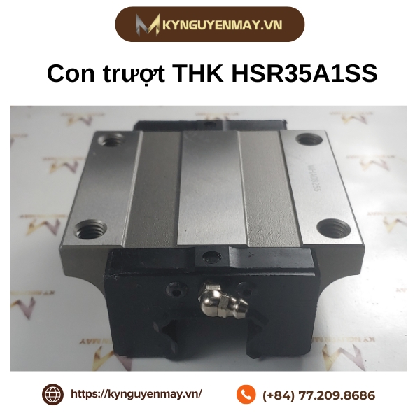 Con trượt THK HSR Có Cánh | HSR15A, HSR20A, HSR25A, HSR30A, HSR35A, HSR55A, HSR65A, HSR85A