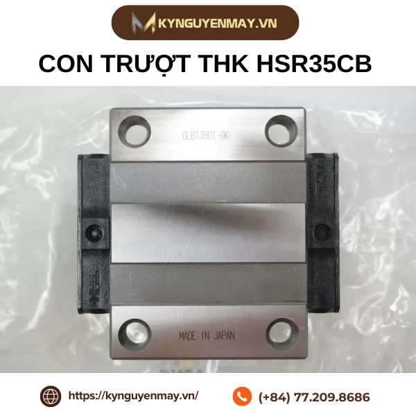 Con trượt THK HSR20CB, HSR25CB, HSR30CB, HSR35CB, HSR45CB, HSR55CB, HSR65CB, HSR85CB
