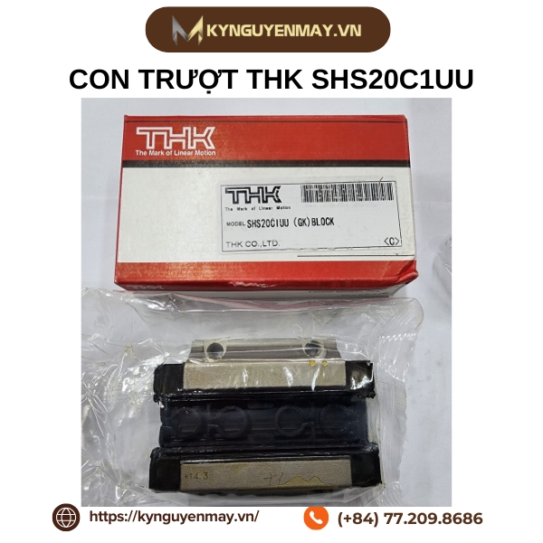 Con trượt vuông THK SHS-C | SHS15C, SHS20C, SHS30C, SHS45C, SHS55C, SHS65C