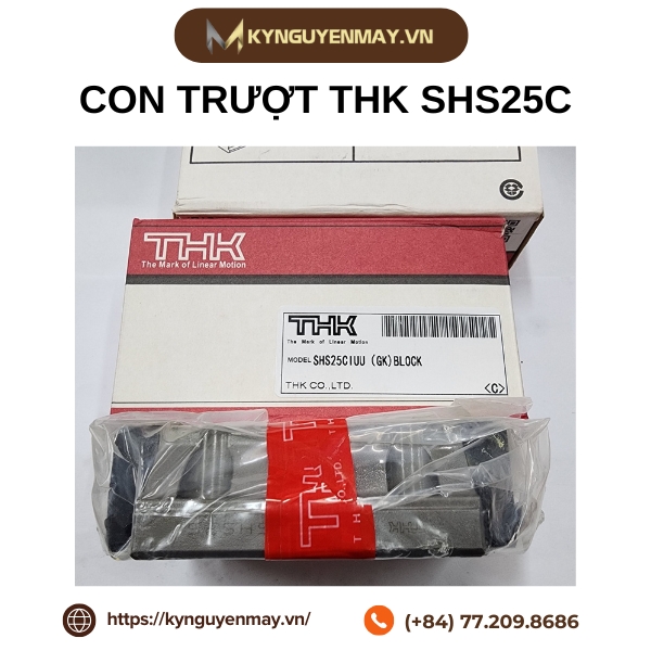 Con trượt vuông THK SHS-C | SHS15C, SHS20C, SHS30C, SHS45C, SHS55C, SHS65C