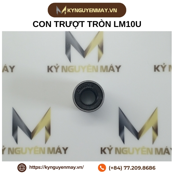 Con trượt vòng bi thẳng LM10U (Linear bushing LM type 10x19x29mm)