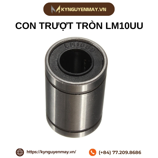 Con trượt tròn phi 10 - LM10UU