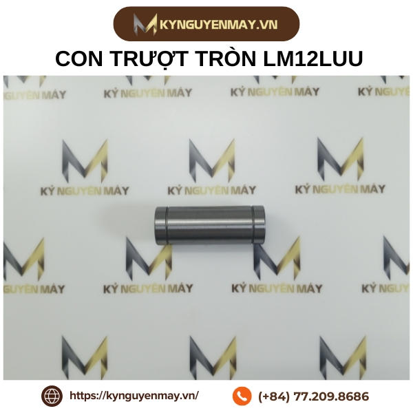 Con trượt tròn LM12LUU (Vòng bi tuyến tính 12x21x57mm)