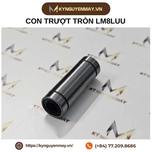 Con trượt tròn LM8LUU (DAD LM8LUU linear bushing)