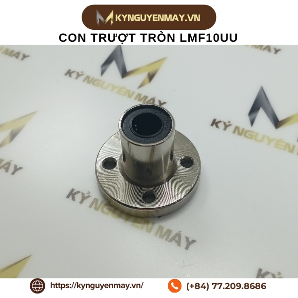 Con trượt - Vòng bi mặt bích trượt tuyến tính LMF10UU ( 10x19x29mm)