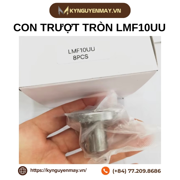 Vòng bi mặt bích trượt tuyến tính LMF10UU