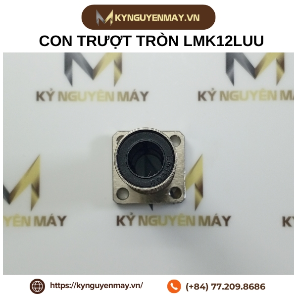 Con trượt tròn DAD LMK12LUU (Vòng bi trượt loại dài 12x21x57mm)