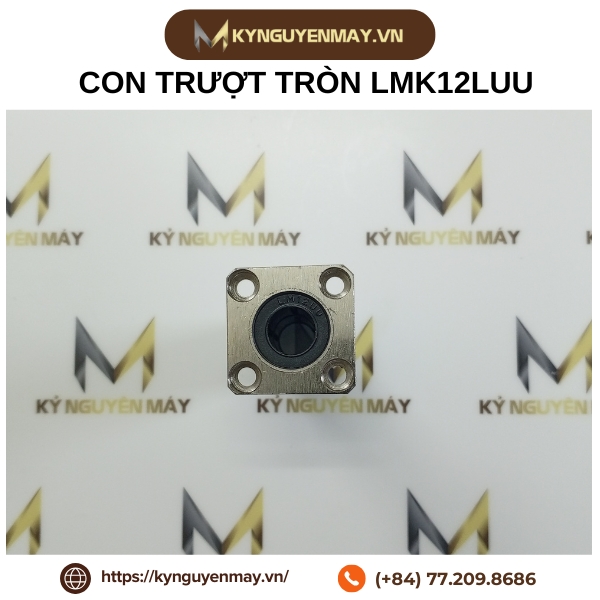 Con trượt tròn DAD LMK12LUU (Vòng bi trượt loại dài 12x21x57mm)