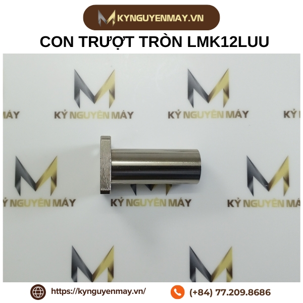 Con trượt tròn DAD LMK12LUU (Vòng bi trượt loại dài 12x21x57mm)