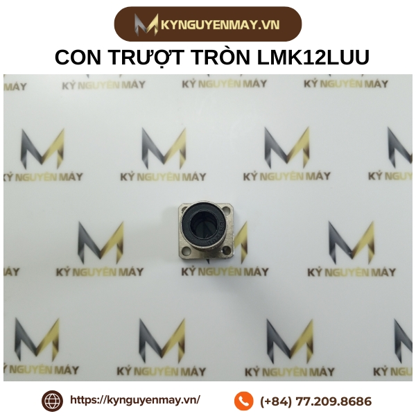 Con trượt tròn DAD LMK12LUU (Vòng bi trượt loại dài 12x21x57mm)