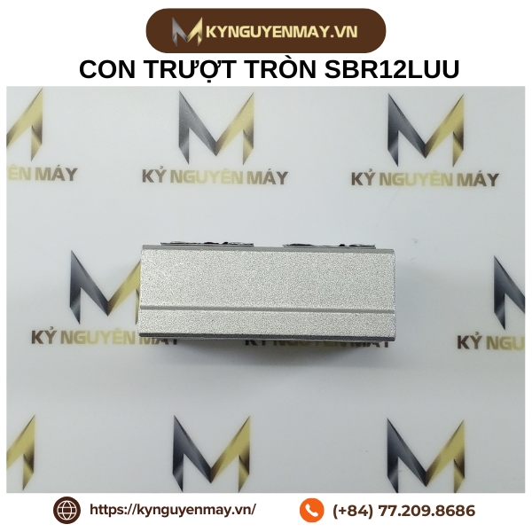 Con trượt tròn có đế SBR12LUU (78x41x27mm)