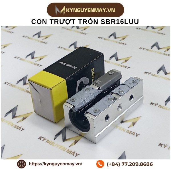 Con trượt dài cho ray trượt có đế SBR16LUU (16x45x85x33mm)