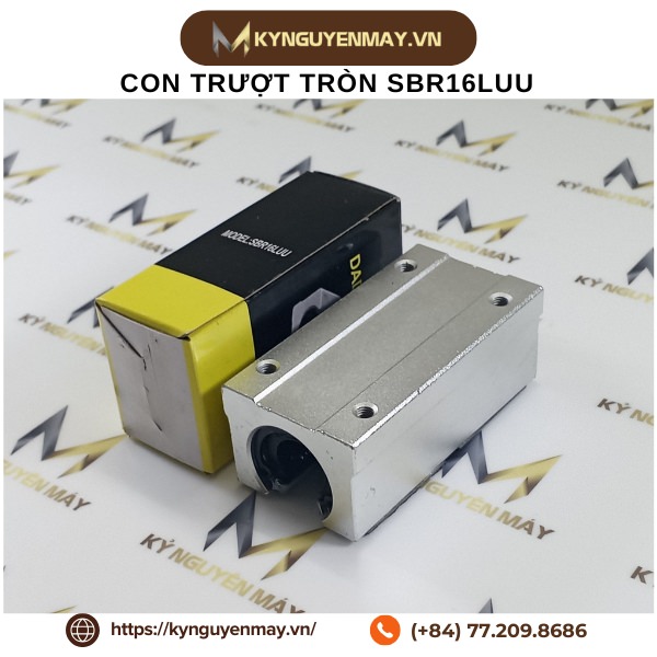 Con trượt dài cho ray trượt có đế SBR16LUU (16x45x85x33mm)