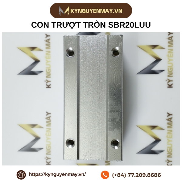 Con trượt tròn có đế loại dài SBR20LUU (20x48x96x39mm)