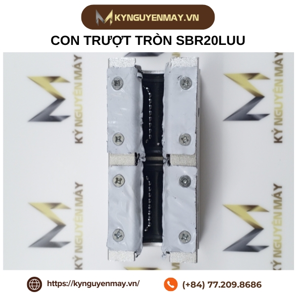 Con trượt tròn có đế loại dài SBR20LUU (20x48x96x39mm)