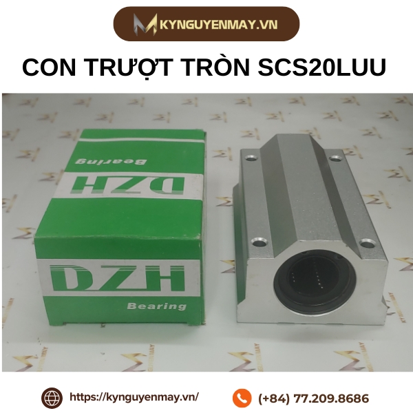 Con trượt tròn SCS20LUU (Con trượt tròn phi 20)