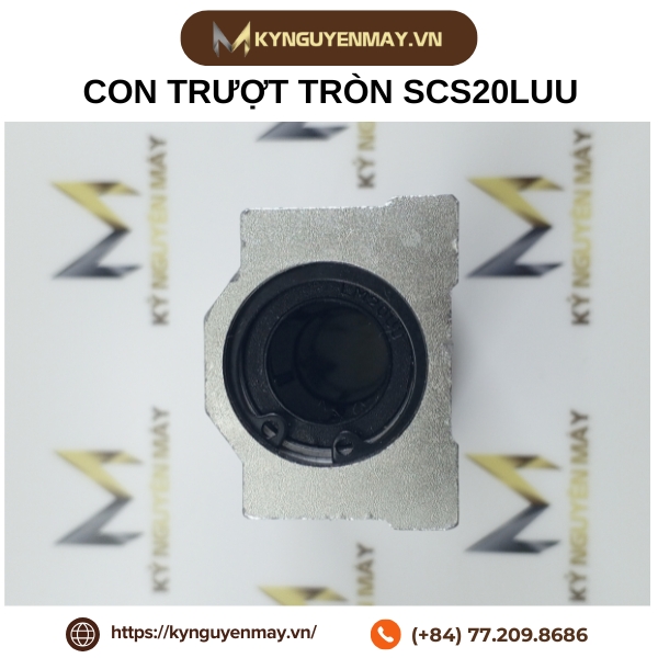 Con trượt tròn SCS20LUU, con trượt tròn phi 20 (20x96x54x41mm)