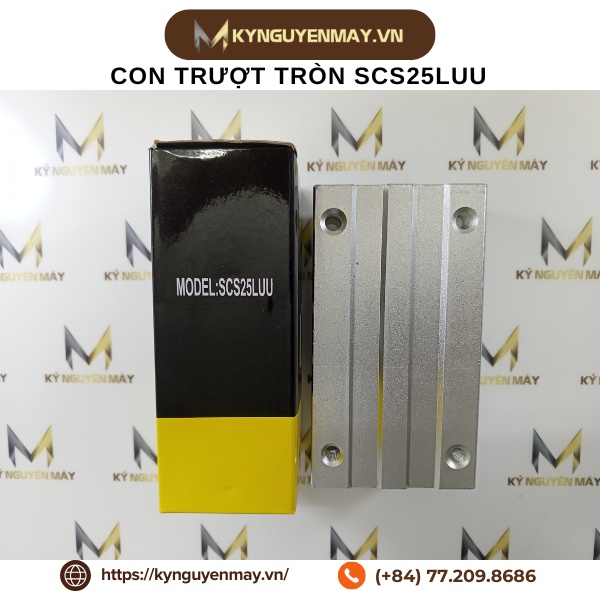 con trượt tròn kín dài SCS25LUU