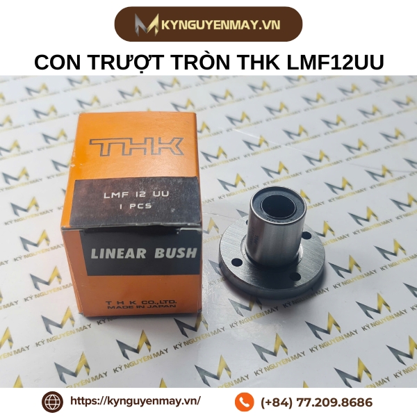 Con trượt tròn THK LMF12UU (12x21x30mm)
