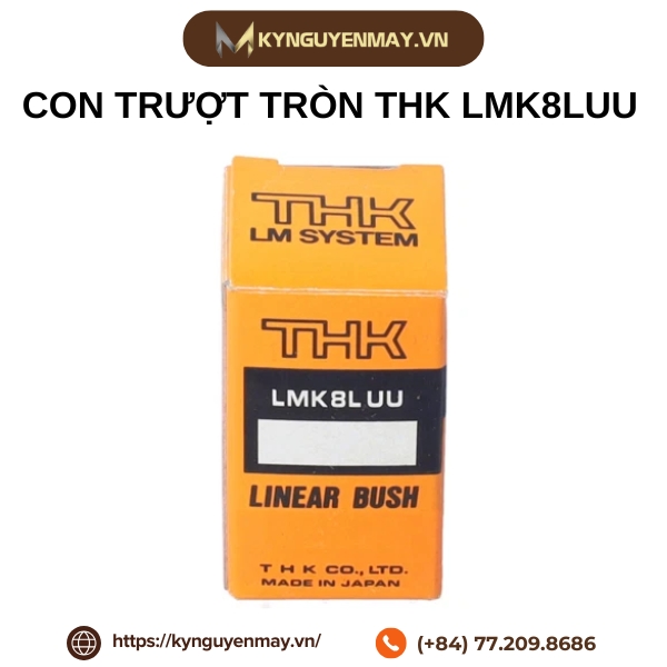 Con trượt tròn THK LMK8LUU (8x15x45mm)