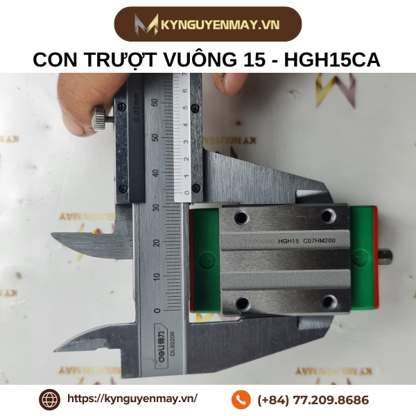 Con trượt vuông 15, 20, 25, 30, 35, 45, 55, 65 - Trung Quốc