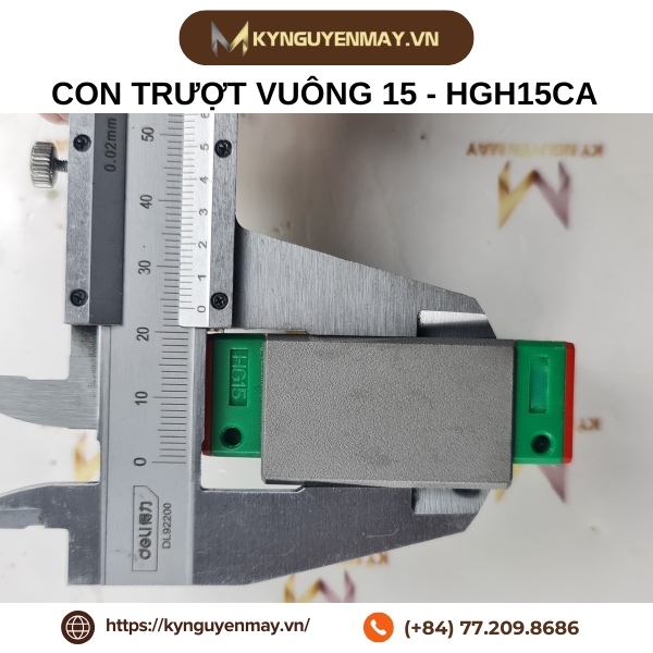 Con trượt vuông 15, 20, 25, 30, 35, 45, 55, 65 - Trung Quốc