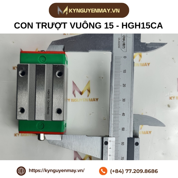 Con trượt vuông 15, 20, 25, 30, 35, 45, 55, 65 - Trung Quốc