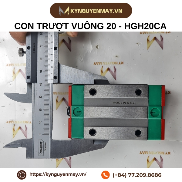 Con trượt vuông 15, 20, 25, 30, 35, 45, 55, 65 - Trung Quốc